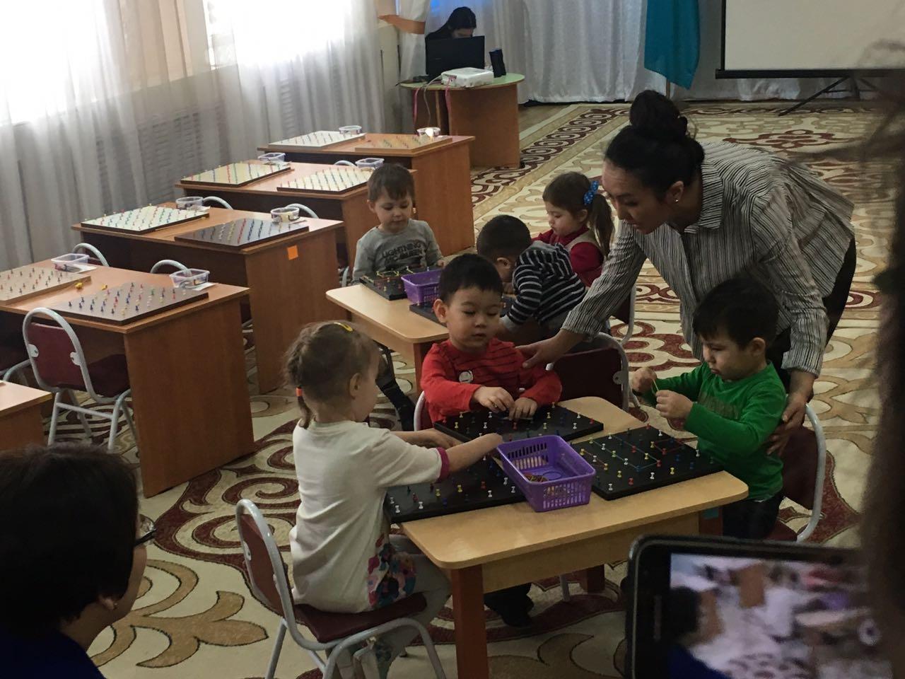 Районный семинар на тему: "Новые тендеции внедрения нетрадиционных средств для развития мелкой моторики рук"
